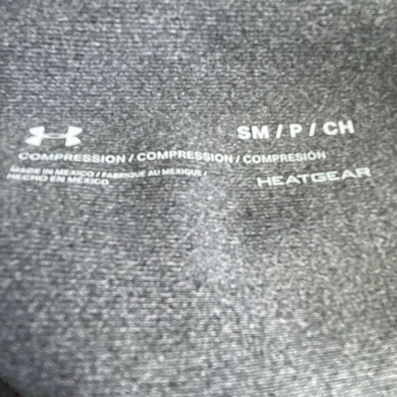 EUC Under Armour Women’s Dri-Fit HeatGear Gray Compression Capri 3/4 Leggings - - Picture 8 of 8